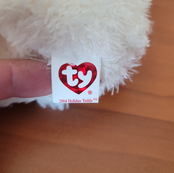 Ty Beanie Babies 2004 Holiday Teddy - Picture 4 of 6